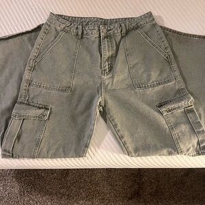 Unisex Olive Green Cargo Pants